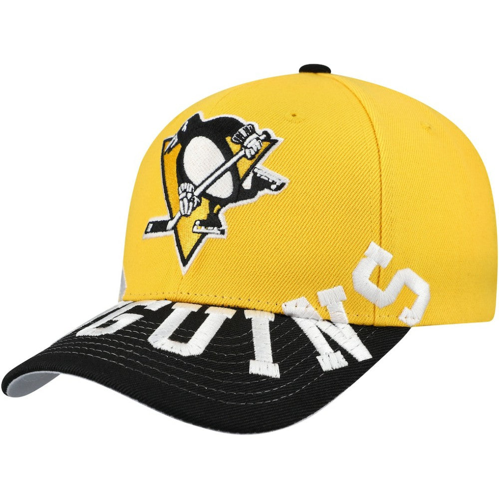 Pittsburgh Penguins Mitchell & Ness Underarch Two-Tone Pro Crown Snapback Hat