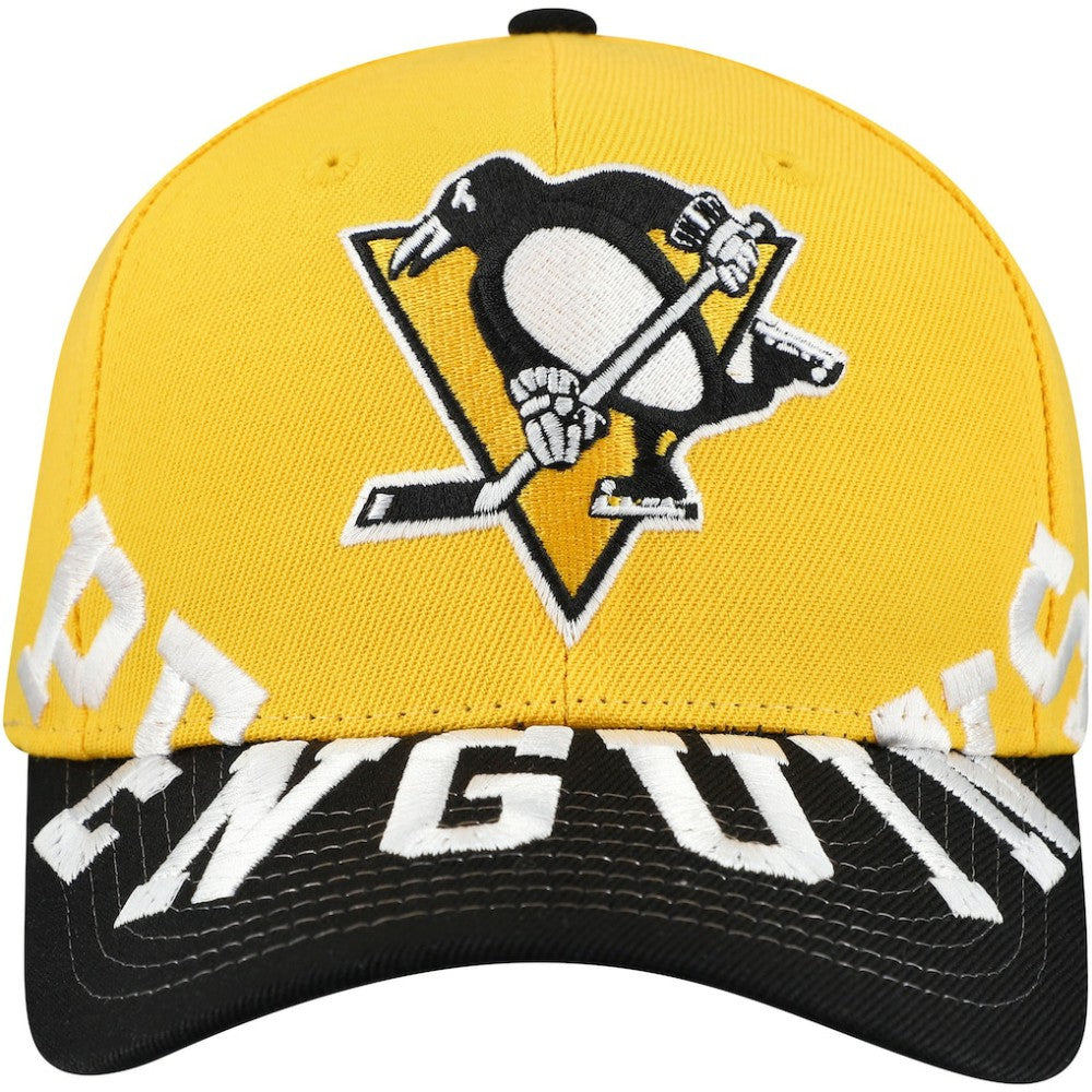 Pittsburgh Penguins Mitchell & Ness Underarch Two-Tone Pro Crown Snapback Hat