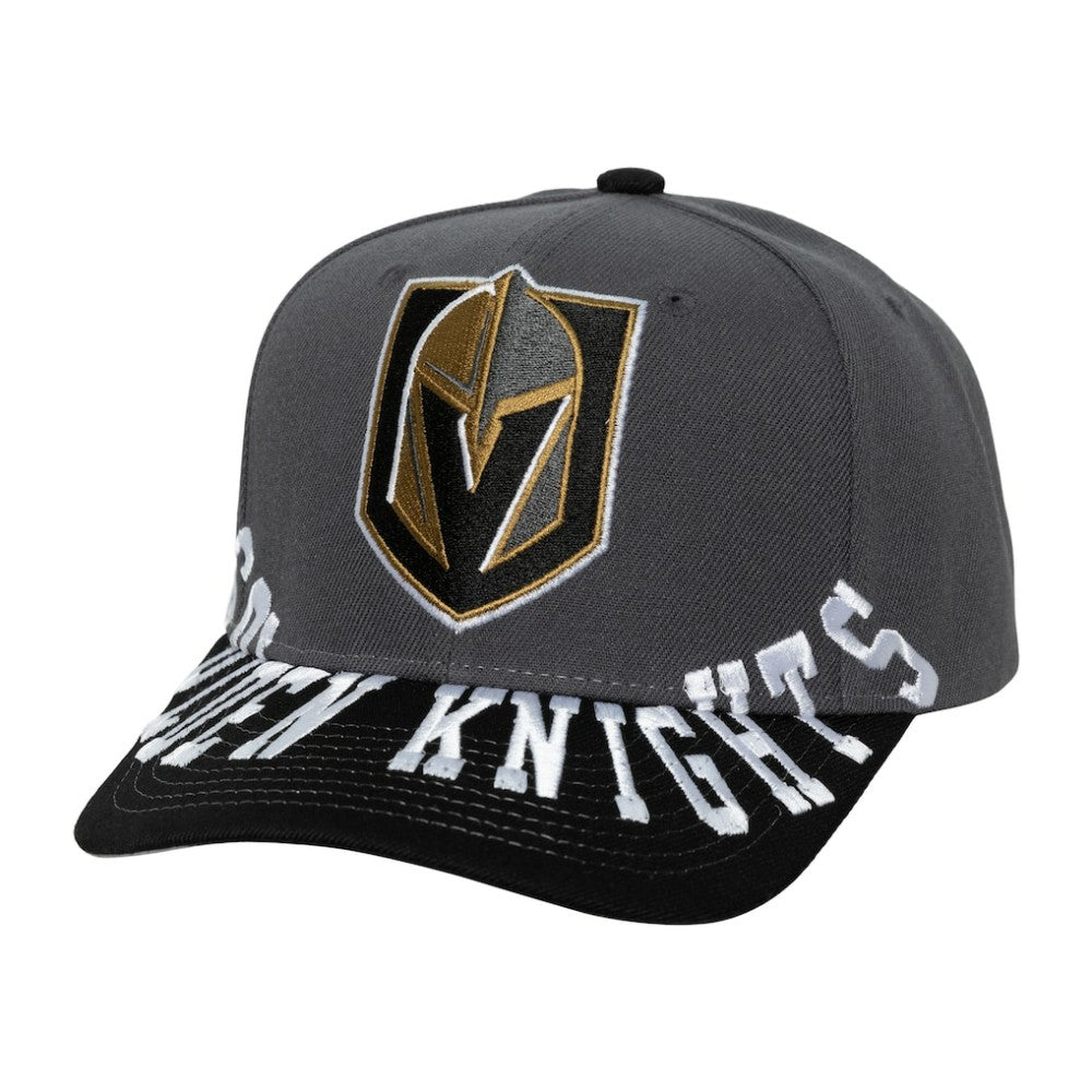 Vegas Golden Knights Mitchell & Ness Underarch Two-Tone Pro Crown Snapback Hat