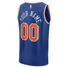 New York Knicks Fast Break Custom Jersey - Icon Edition - Blue | Fanatics sale