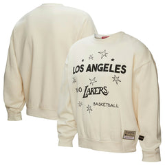 Los Angeles Lakers Women's Hardwood Classics Pullover Sweatshirt - Gold | Mitchell & Ness discount