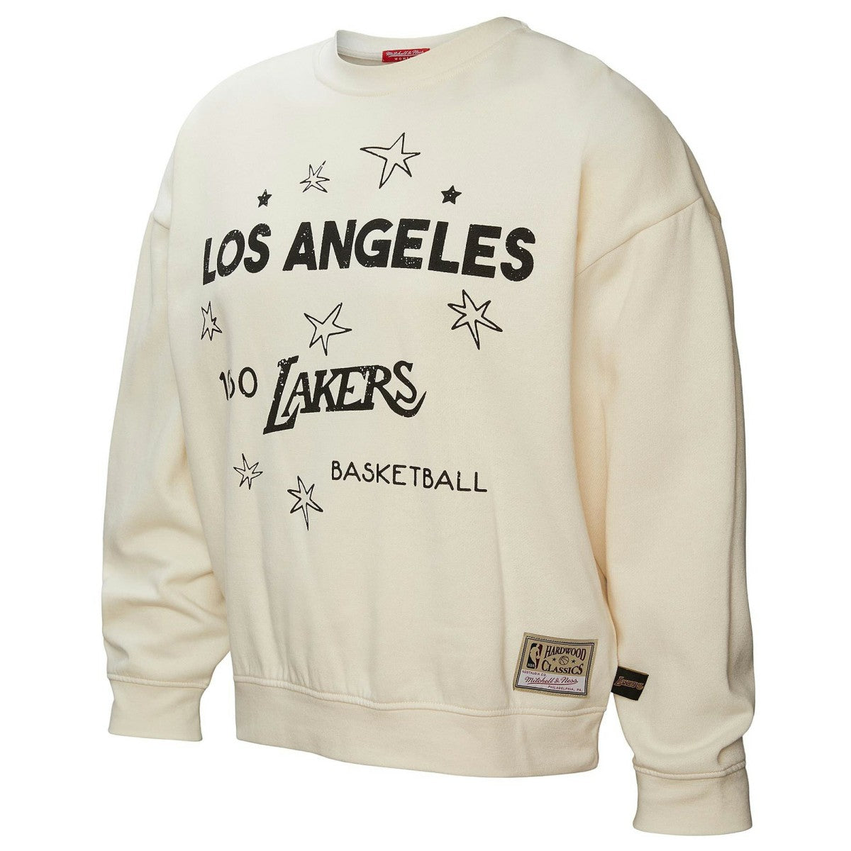 Los Angeles Lakers Women's Hardwood Classics Pullover Sweatshirt - Gold | Mitchell & Ness discount