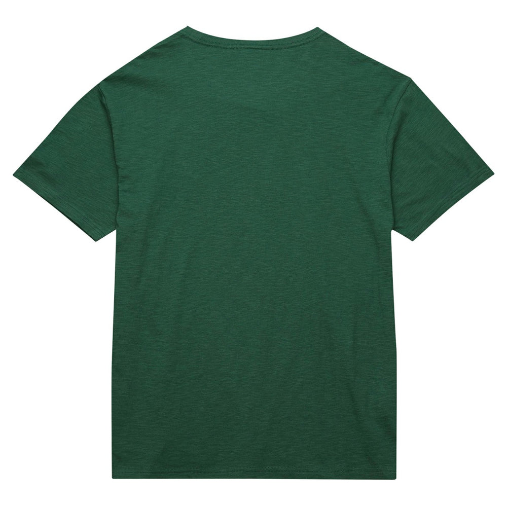 Milwaukee Bucks Hardwood Classics Felt Applique Slub T-Shirt - Green | Mitchell & Ness outlet