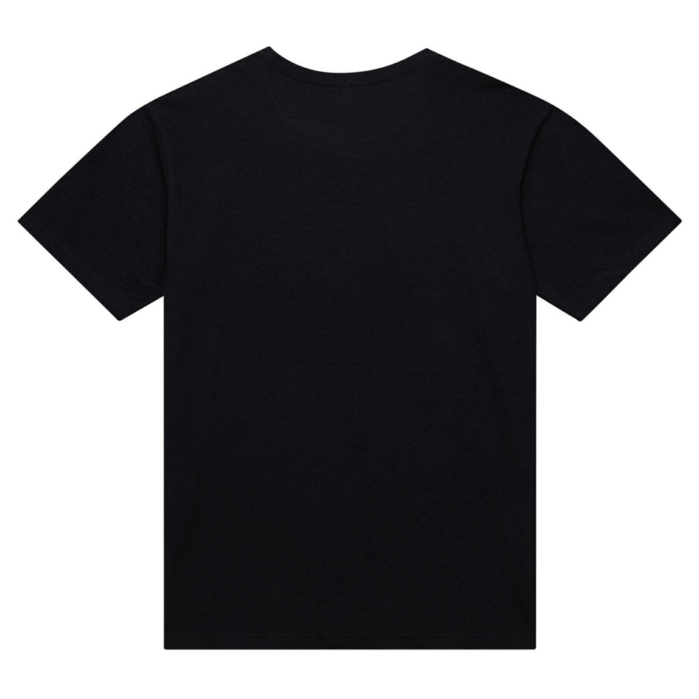 Sacramento Kings Hardwood Classics Felt Applique Slub T-Shirt - Black | Mitchell & Ness shop