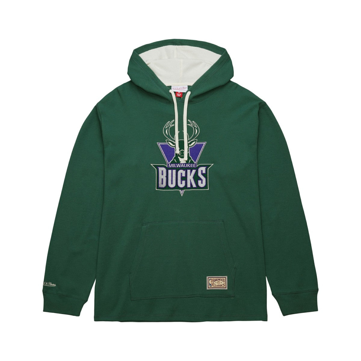 Milwaukee Bucks Hardwood Classics Lightweight Thermal Pullover Hoodie - Green | Mitchell & Ness outlet