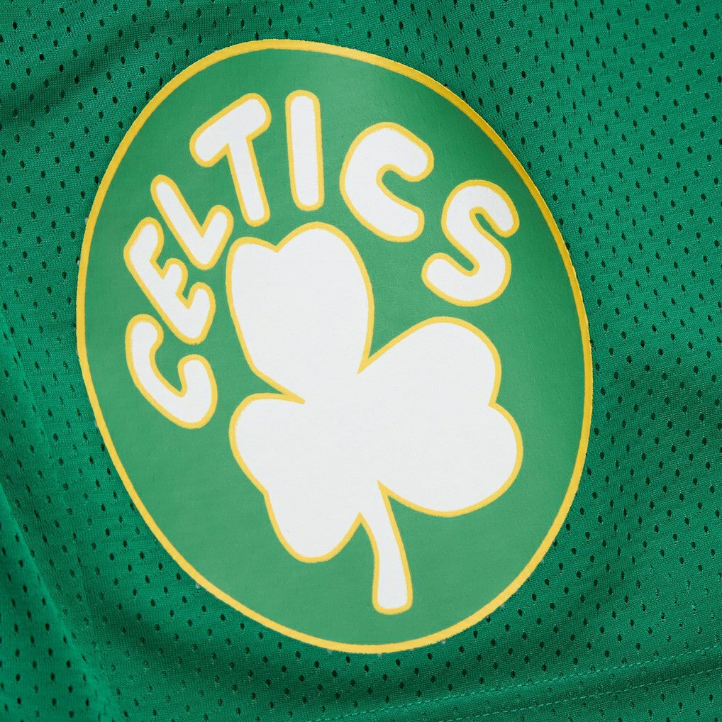 Boston Celtics Hardwood Classics Gameday Mesh Shorts - Kelly Green | Mitchell & Ness shop