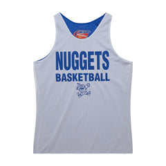 Denver Nuggets Hardwood Classics Reversible Mesh Practice Jersey sale - Royal/White | Mitchell & Ness discount