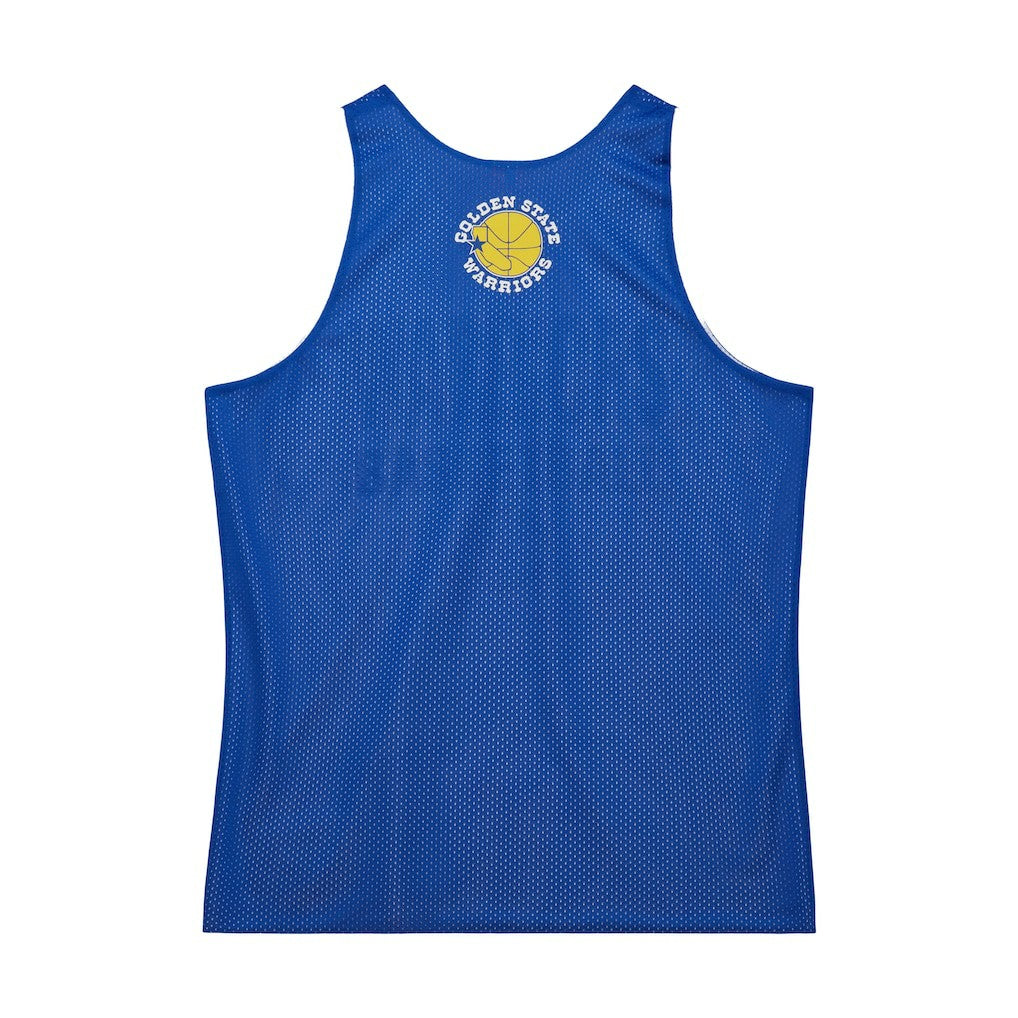 Golden State Warriors Hardwood Classics Reversible Mesh Practice Jersey sale - Royal/White | Mitchell & Ness cheap