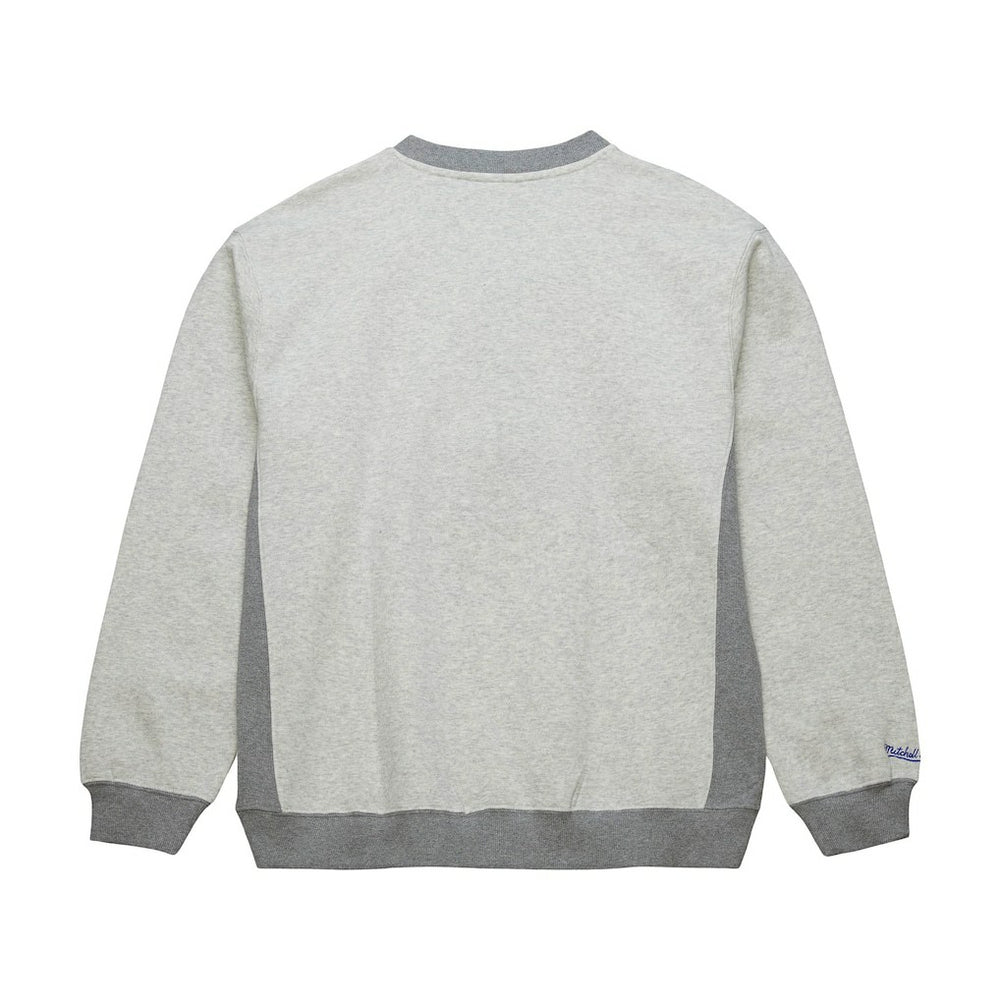Golden State Warriors Vintage Logo Pullover Sweatshirt sale - Heather Gray | Mitchell & Ness for sale