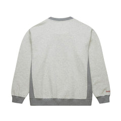 Chicago Bulls Vintage Logo Pullover Sweatshirt - Heather Gray | Mitchell & Ness on sale