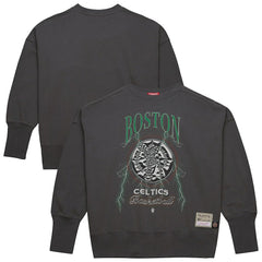 Boston Celtics Women's Hardwood Classics Lightweight Pullover Sweatshirt - Charcoal | Mitchell & Ness discount