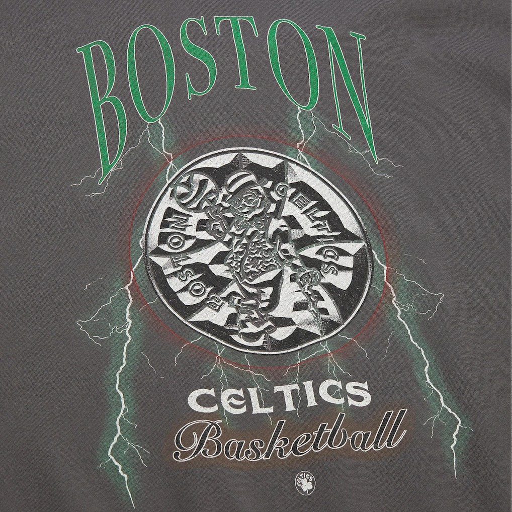Boston Celtics Women's Hardwood Classics Lightweight Pullover Sweatshirt - Charcoal | Mitchell & Ness discount