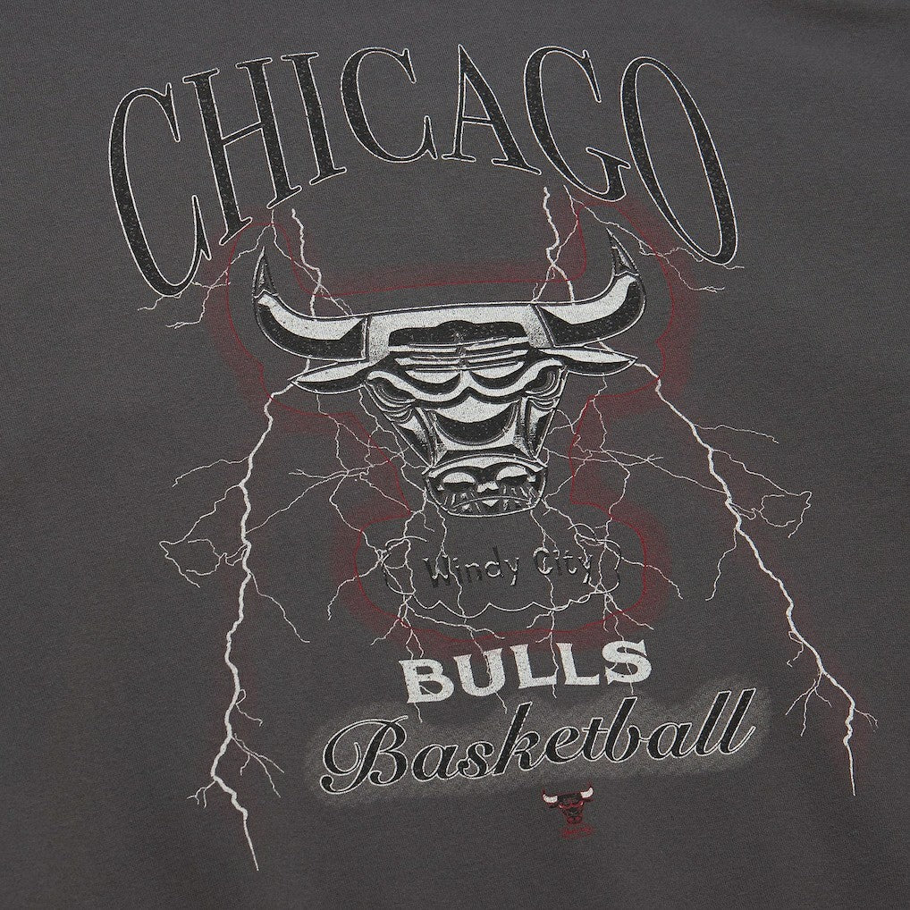 Chicago Bulls Women's Hardwood Classics Lightweight Pullover Sweatshirt - Charcoal | Mitchell & Ness sale