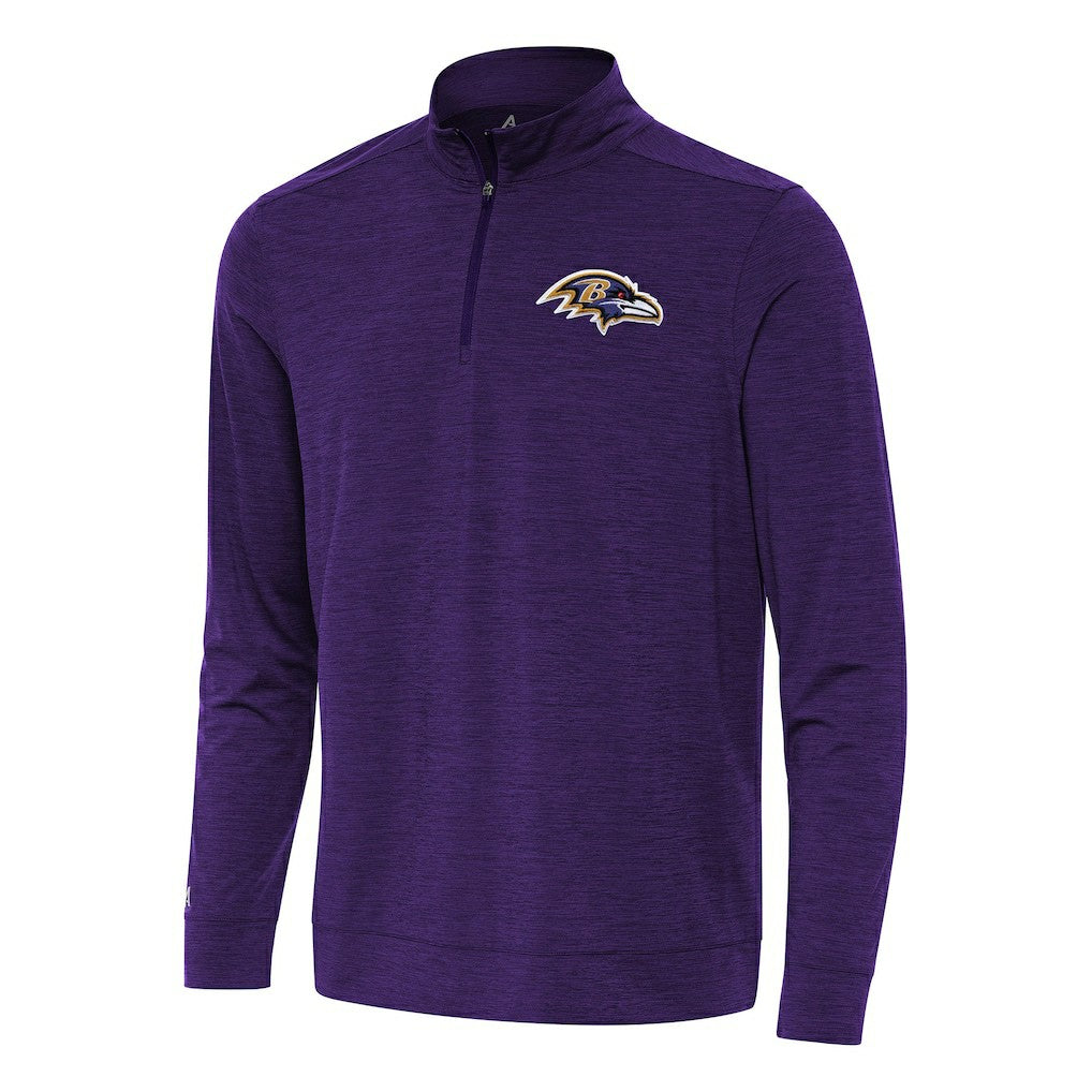NFL Baltimore Ravens Antigua Bright Quarter-Zip Top