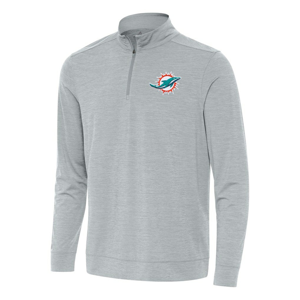NFL Miami Dolphins Antigua Bright Quarter-Zip Top