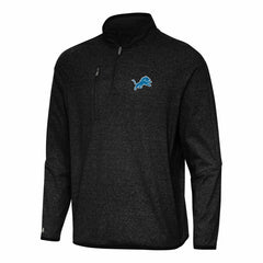 NFL Detroit Lions Antigua Certain Tri-Blend Quarter-Zip Top