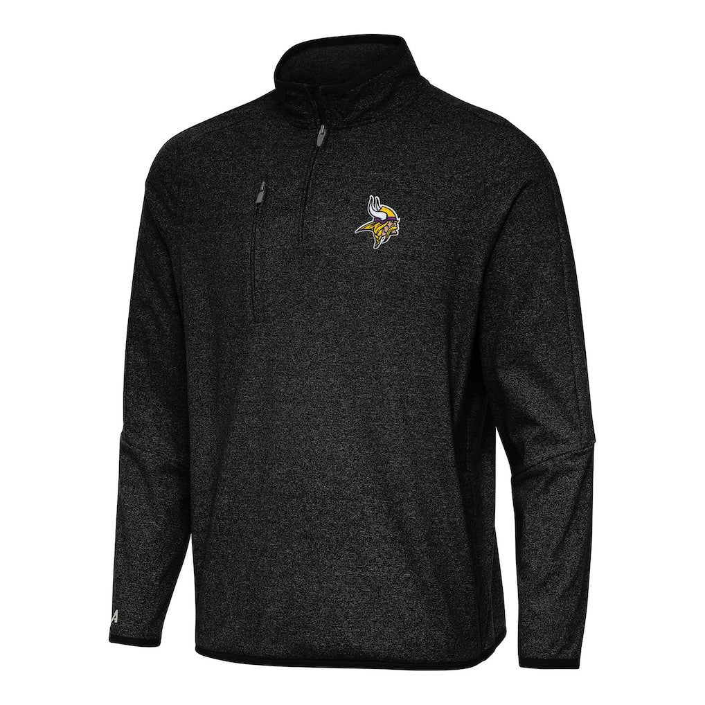 NFL Minnesota Vikings Antigua Certain Tri-Blend Quarter-Zip Top