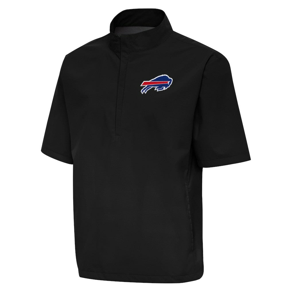 NFL Buffalo Bills Antigua Brisk Short Sleeve Quarter-Zip Windshirt