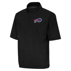 NFL Buffalo Bills Antigua Brisk Short Sleeve Quarter-Zip Windshirt
