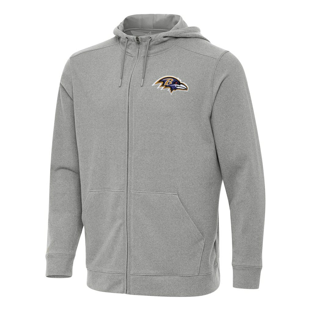NFL Baltimore Ravens Antigua Effortless Full-Zip Hoodie