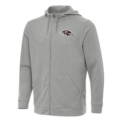 NFL Baltimore Ravens Antigua Effortless Full-Zip Hoodie
