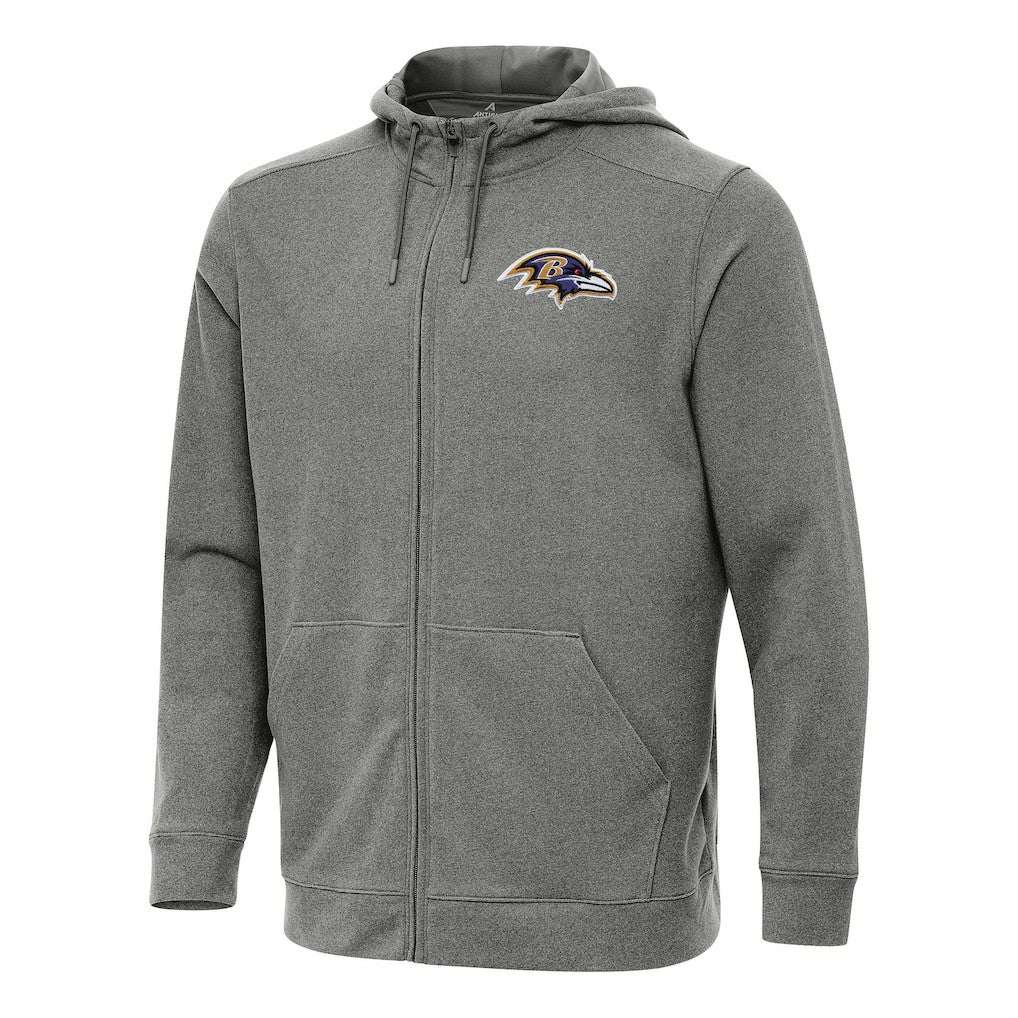 NFL Baltimore Ravens Antigua Effortless Full-Zip Hoodie