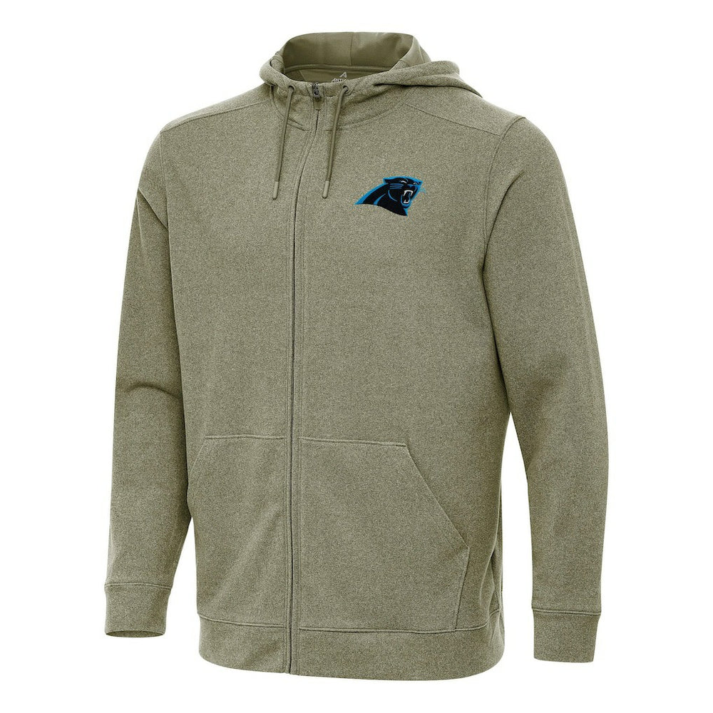 NFL Carolina Panthers Antigua Effortless Full-Zip Hoodie