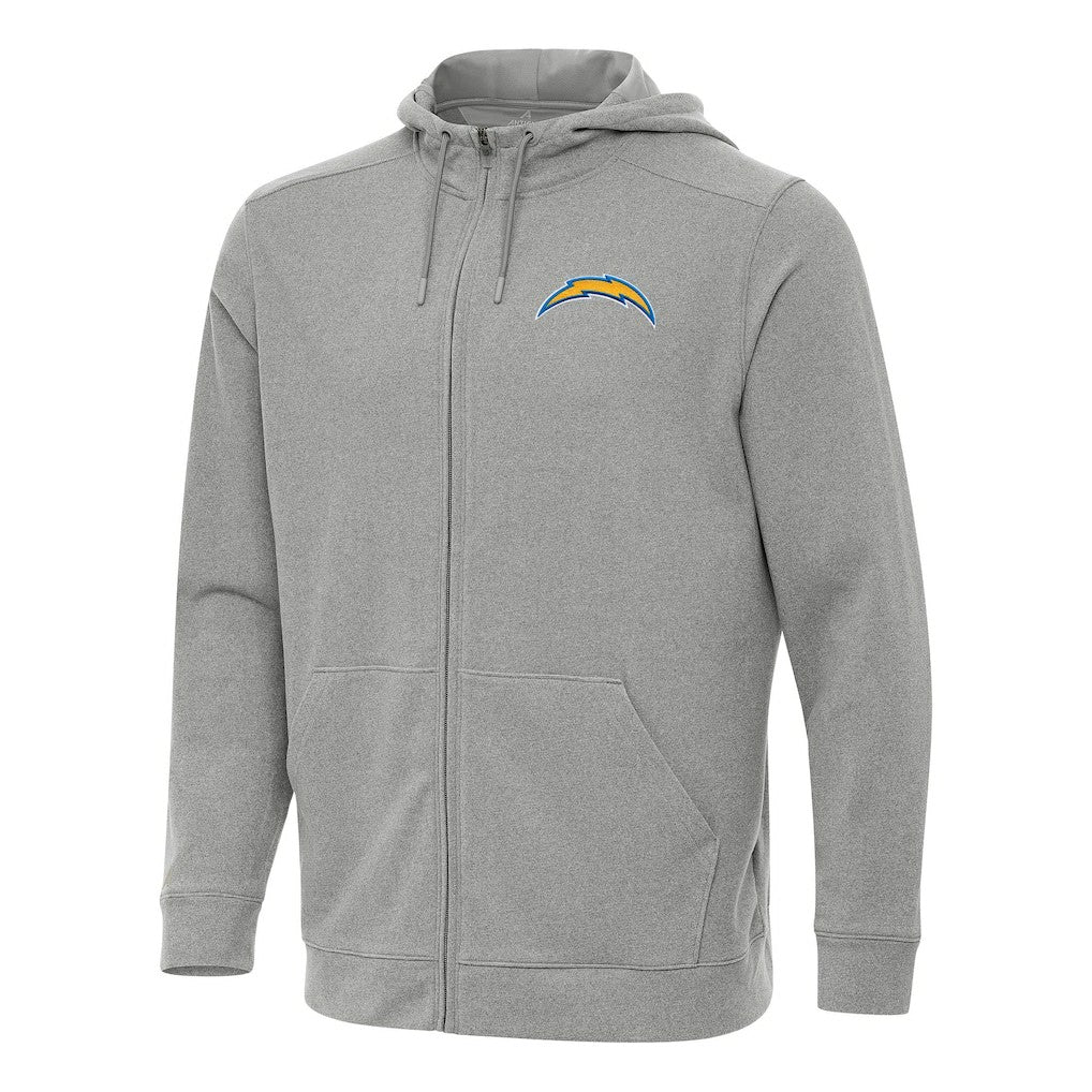 NFL Los Angeles Chargers Antigua Effortless Full-Zip Hoodie