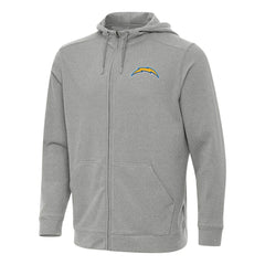 NFL Los Angeles Chargers Antigua Effortless Full-Zip Hoodie
