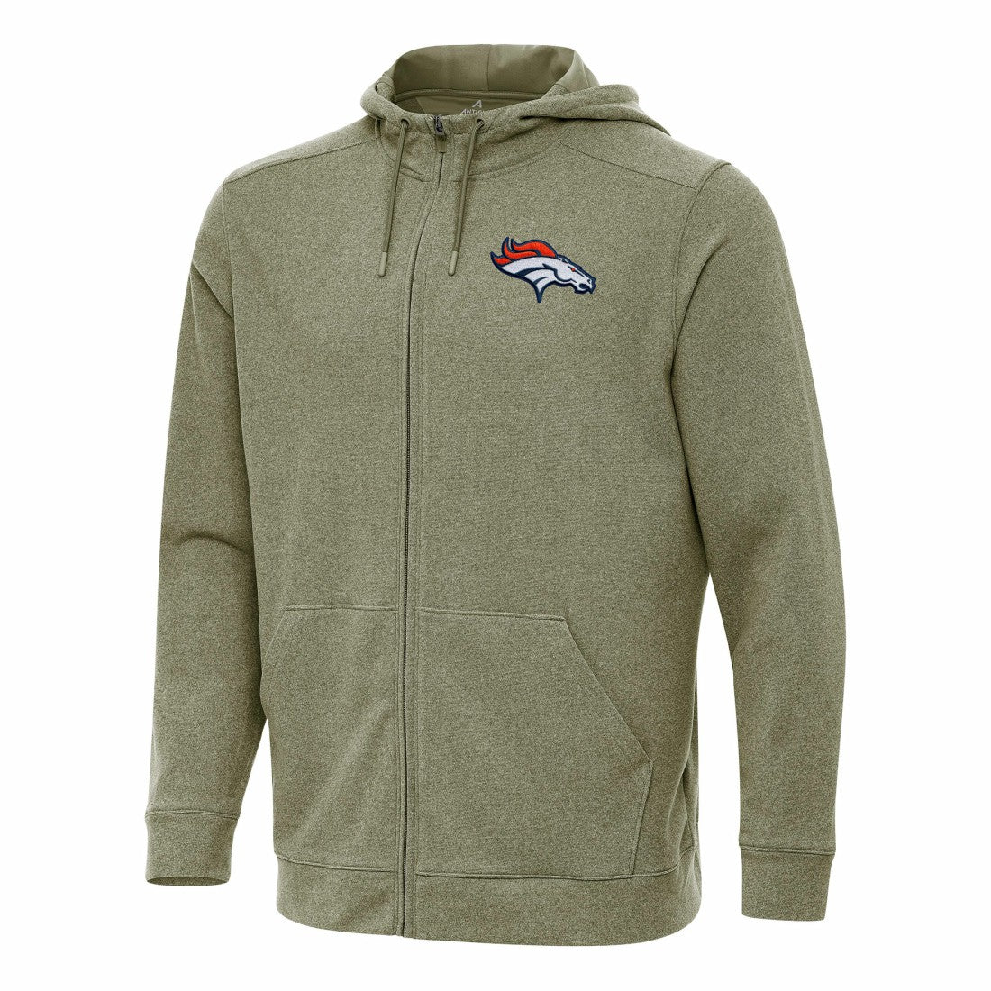 NFL Denver Broncos Antigua Effortless Full-Zip Hoodie