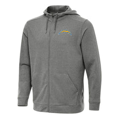 NFL Los Angeles Chargers Antigua Effortless Full-Zip Hoodie