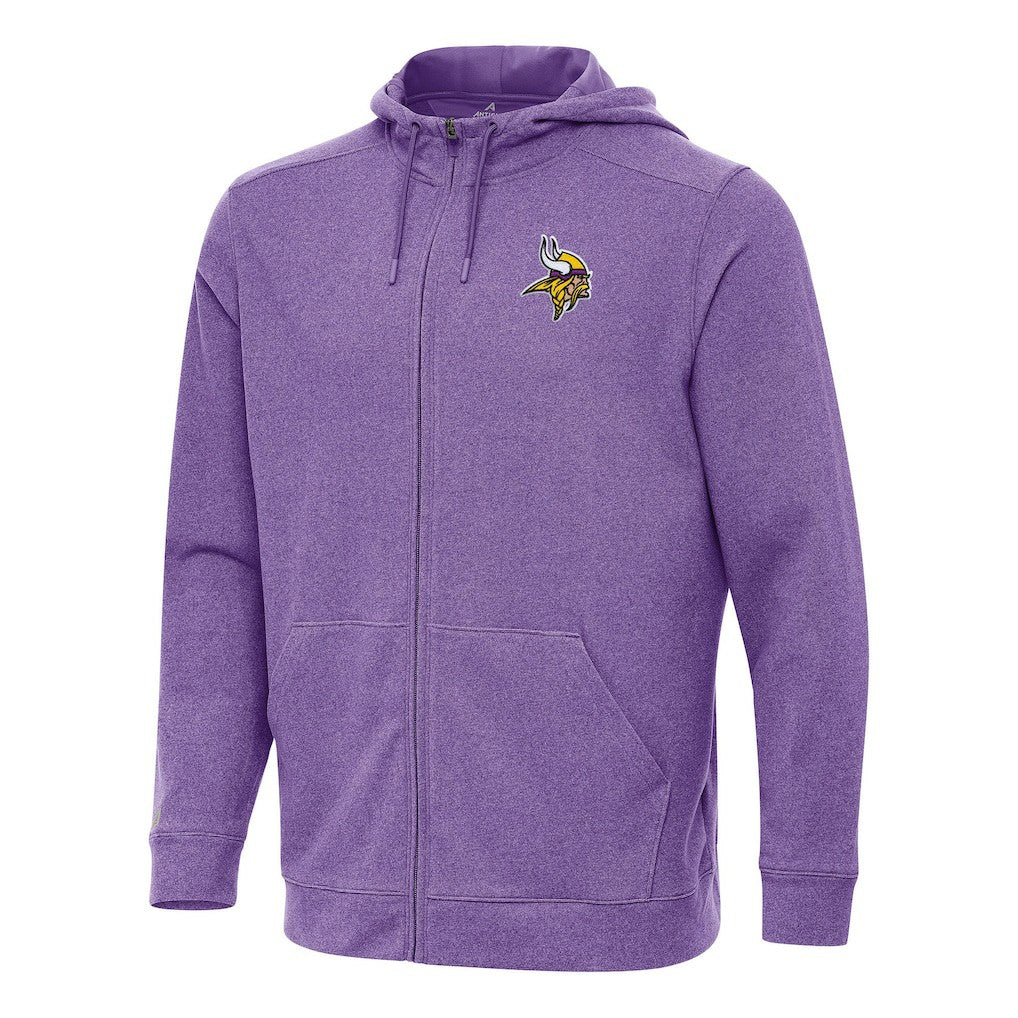 NFL Minnesota Vikings Antigua Effortless Full-Zip Hoodie