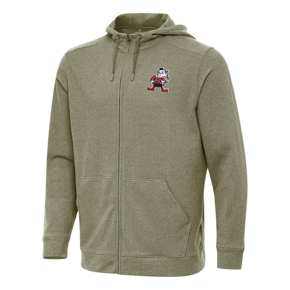 NFL Cleveland Browns Antigua Effortless Full-Zip Hoodie