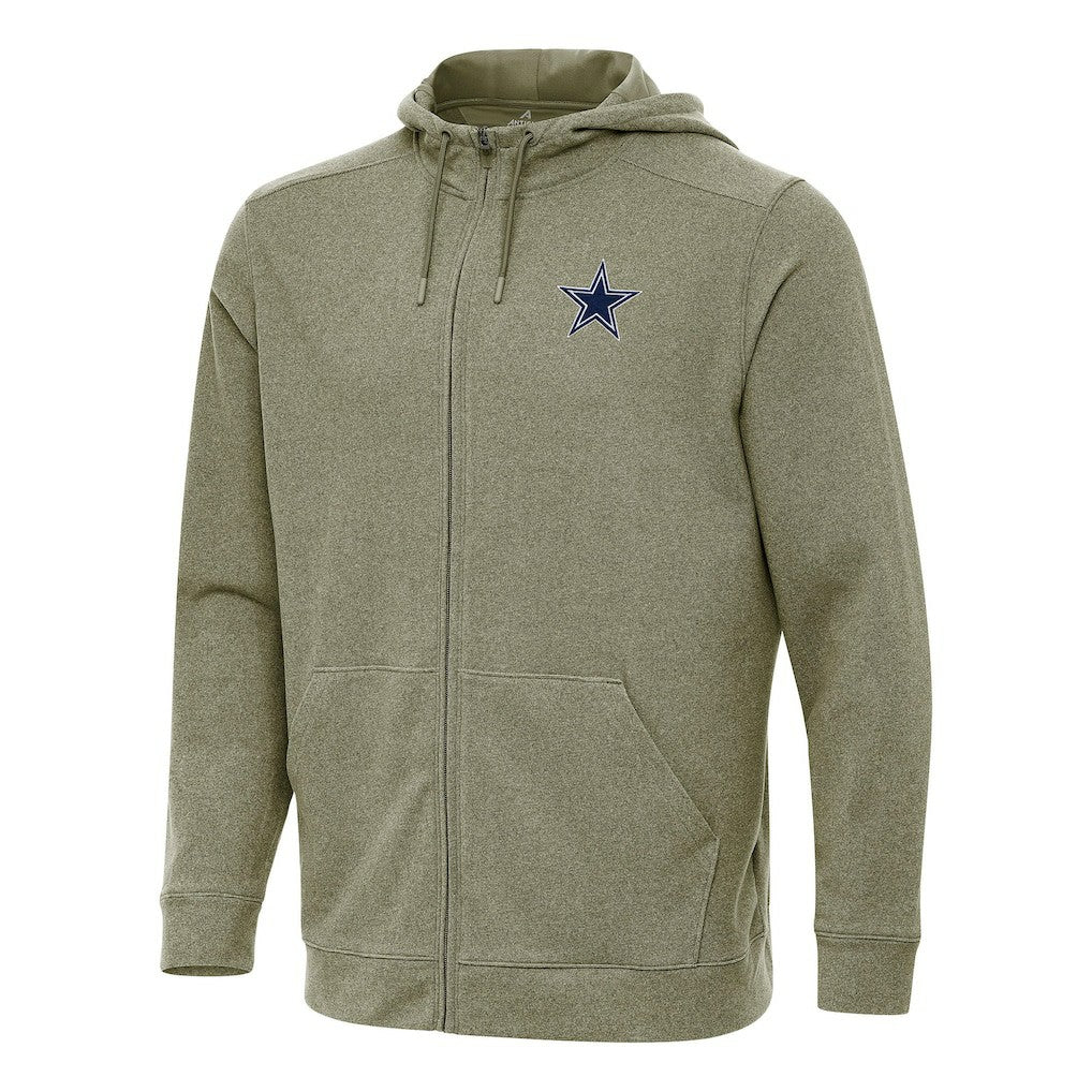 NFL Dallas Cowboys Antigua Effortless Full-Zip Hoodie
