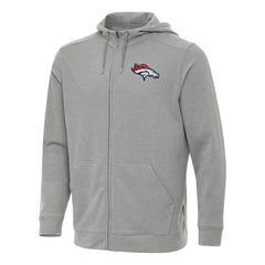NFL Denver Broncos Antigua Effortless Full-Zip Hoodie