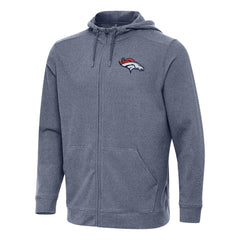 NFL Denver Broncos Antigua Effortless Full-Zip Hoodie