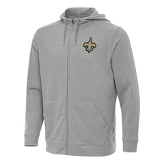 NFL New Orleans Saints Antigua Effortless Full-Zip Hoodie