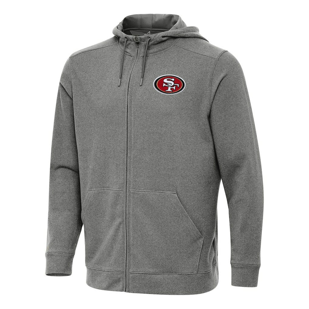 NFL San Francisco 49ers Antigua Effortless Full-Zip Hoodie