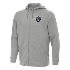 NFL Las Vegas Raiders Antigua Effortless Full-Zip Hoodie