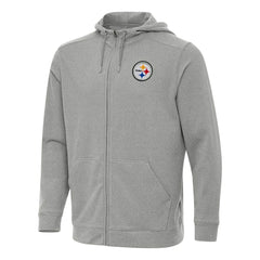 NFL Pittsburgh Steelers Antigua Effortless Full-Zip Hoodie