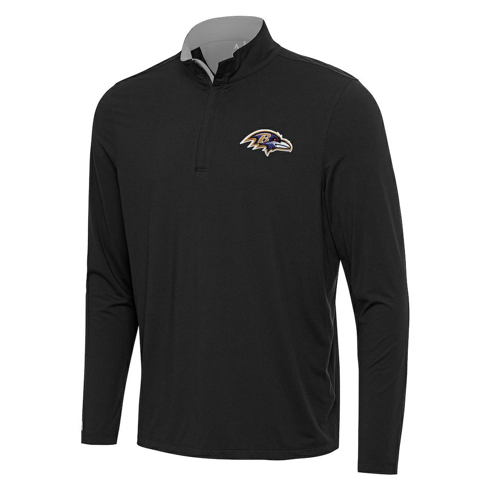 NFL Baltimore Ravens Antigua Content Quarter-Zip Pullover Top