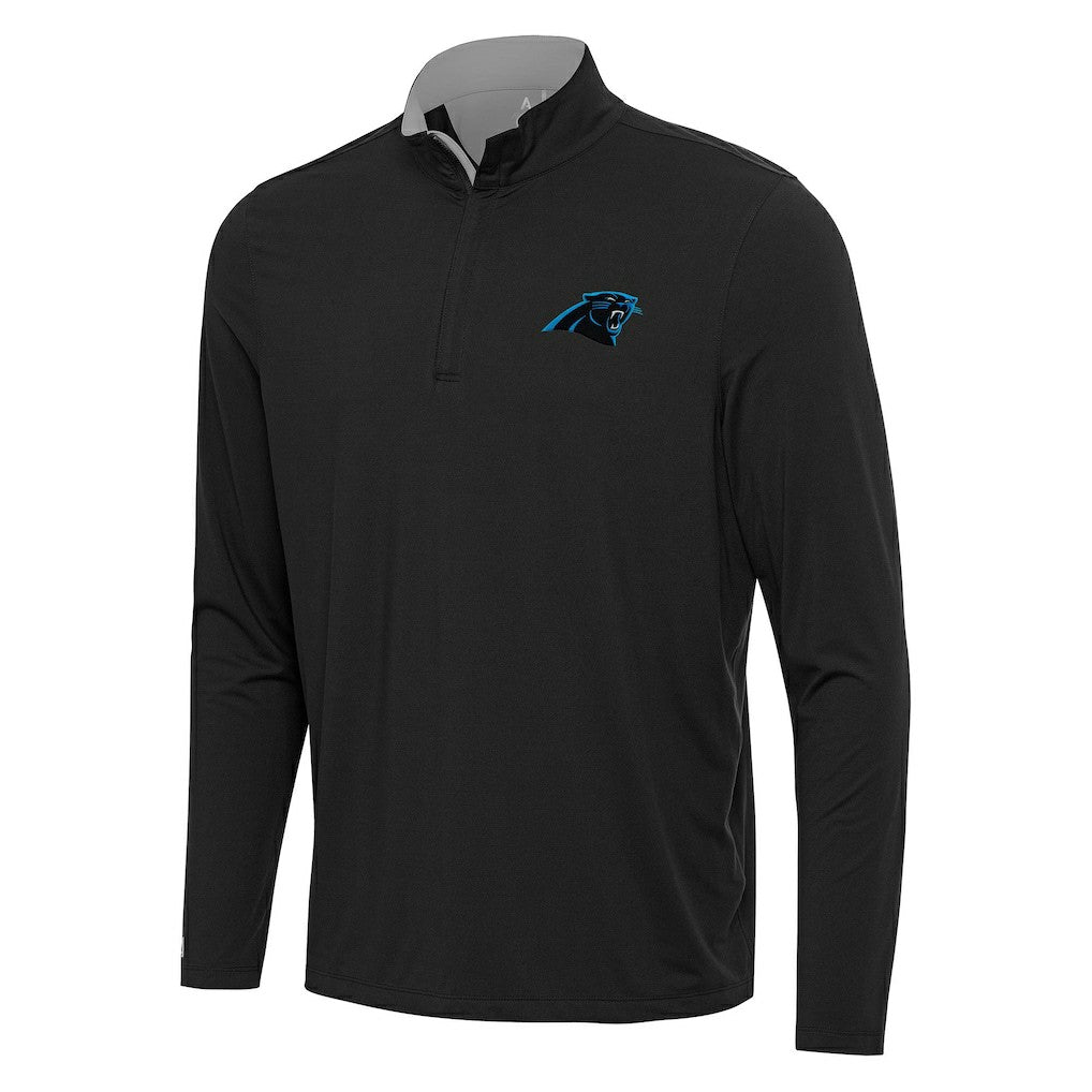 NFL Carolina Panthers Antigua Content Quarter-Zip Pullover Top