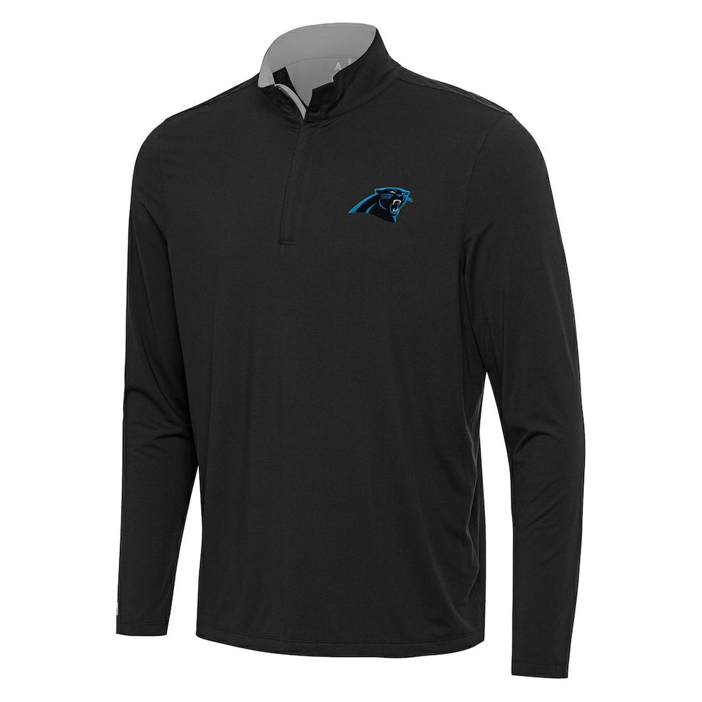 NFL Carolina Panthers Antigua Content Quarter-Zip Pullover Top