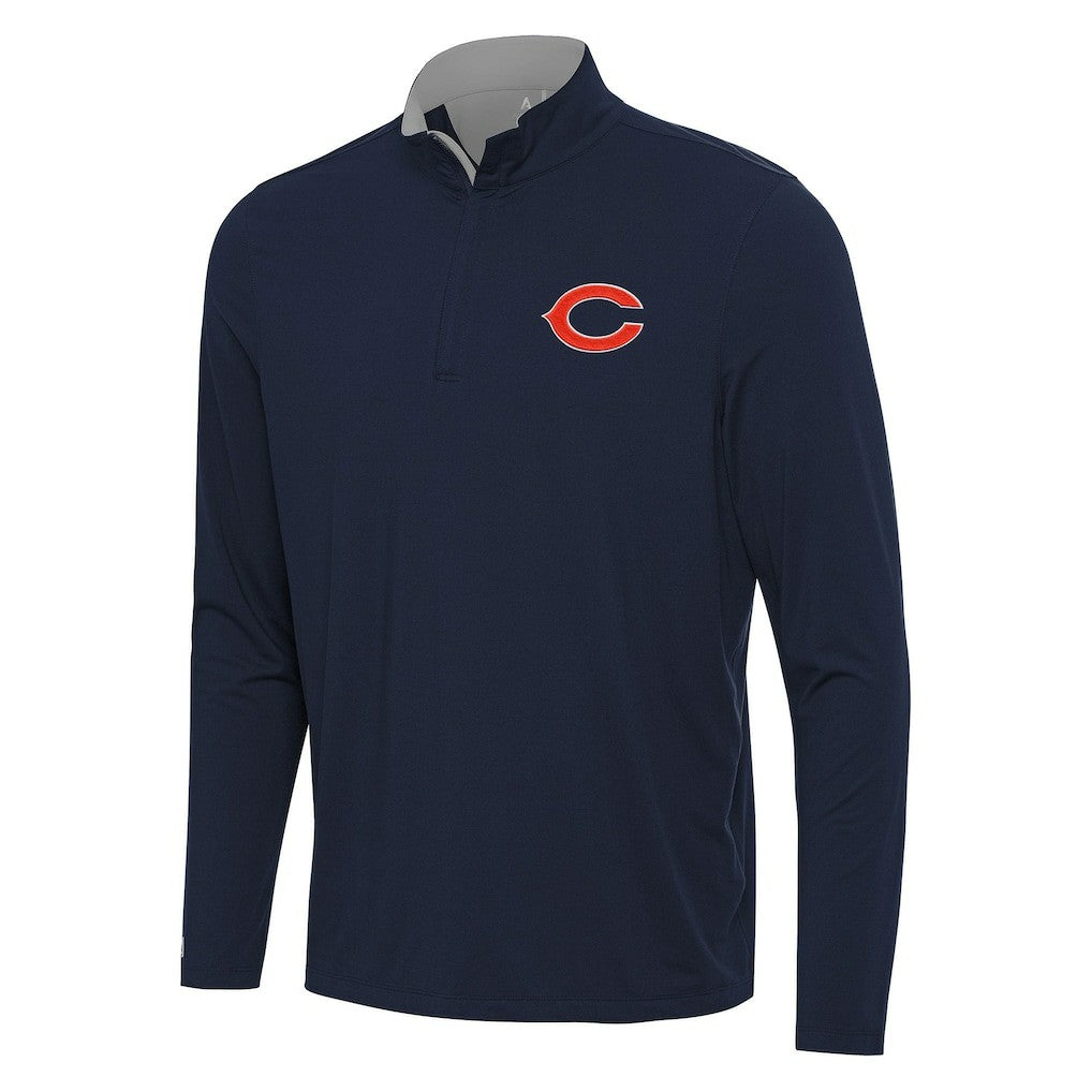 NFL Chicago Bears Antigua Content Quarter-Zip Pullover Top