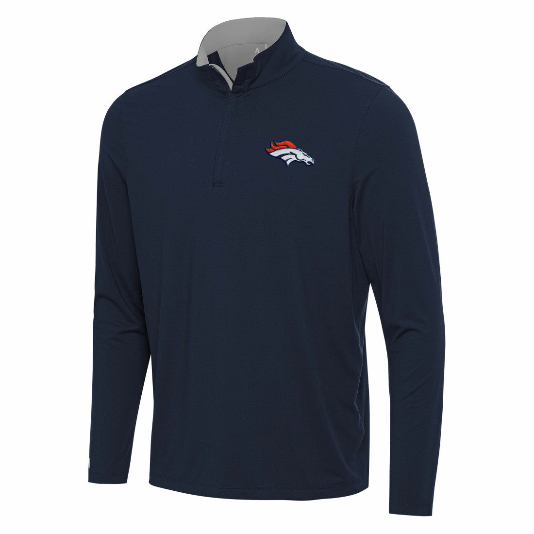 NFL Denver Broncos Antigua Content Quarter-Zip Pullover Top