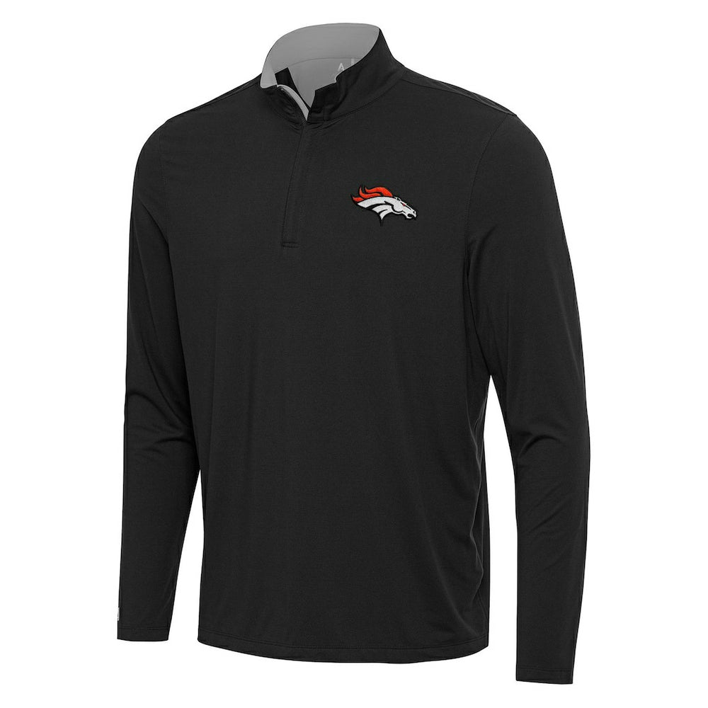 NFL Denver Broncos Antigua Content Quarter-Zip Pullover Top