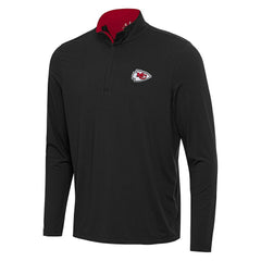 NFL Kansas City Chiefs Antigua Content Quarter-Zip Pullover Top
