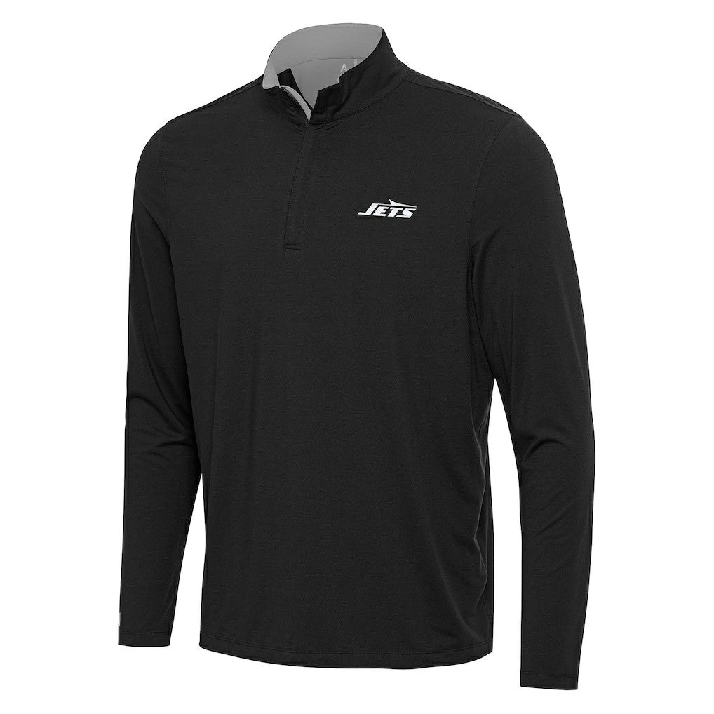 NFL New York Jets Antigua Content Quarter-Zip Pullover Top