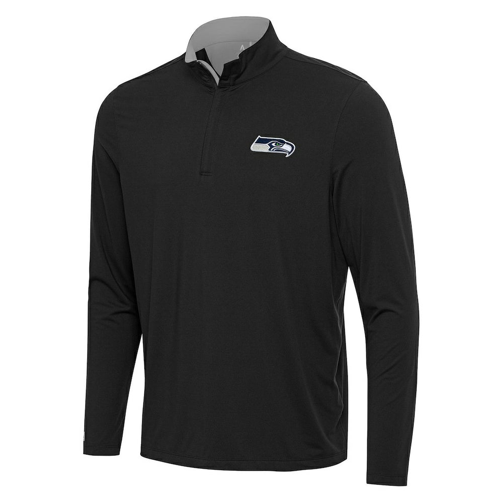 NFL Seattle Seahawks Antigua Content Quarter-Zip Pullover Top