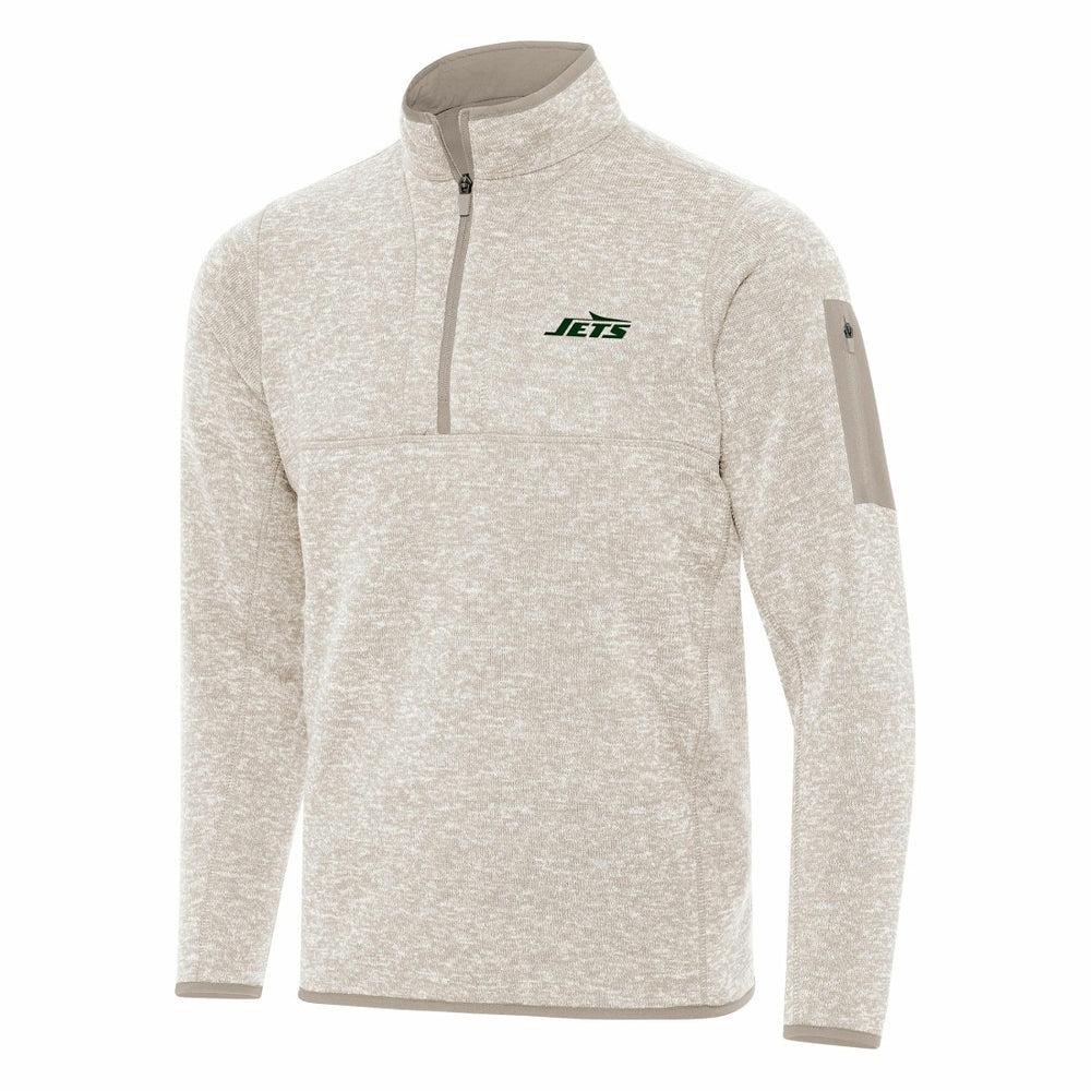 NFL New York Jets Antigua Fortune Quarter-Zip Pullover Jacket